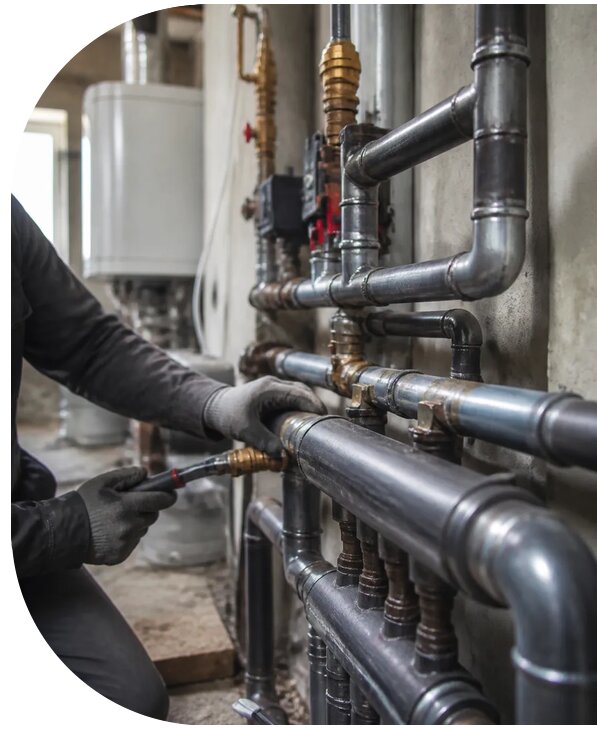 Монтаж отопления из стальных труб в Усинске от 819 р. | АПаруса-Снс